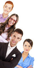 Group of business people. Business team.