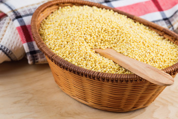 Millet in bowl