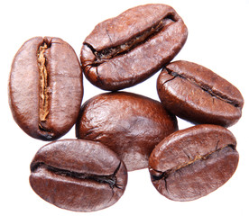 Coffee beans.