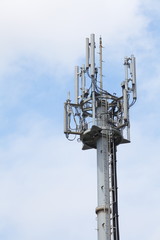 view of a Communication tower