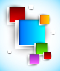 Fototapeta premium Background with squares