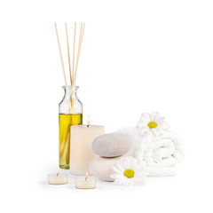 spa decoration on a white background