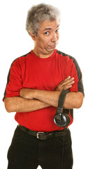 Skeptical Mature Man