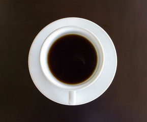 Obraz na płótnie Canvas coffee cup on the table