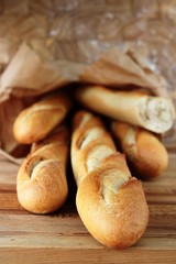 Baguette aus der Boulangerie