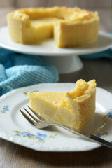 Vanillesojapuddingtorte