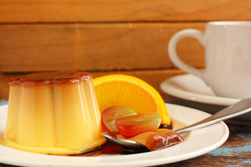 Caramel custard - pudding