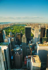Light filtering roller blinds Central Park New York City cityscape with the Central Park