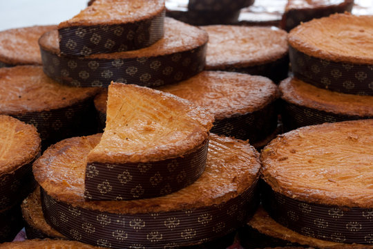 Pastel vasco de chocolate