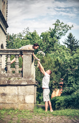 Love and affection between a young couple