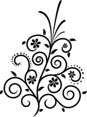 floral swirl
