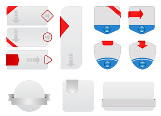 banners and cards for web set