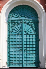 Iron door of exaltation of the Cross cathedral