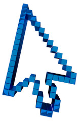 Fototapeta premium Cursor arrow in 3d