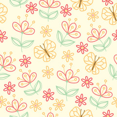 Floral seamless pattern