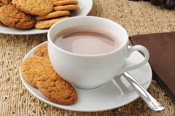 Cookies and hot chocolate