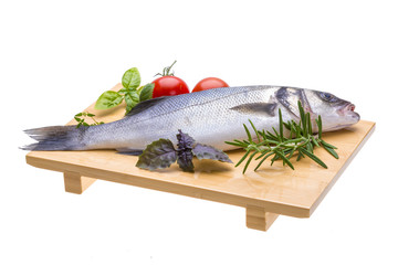 Raw seabass