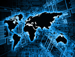 Best Internet Concept of global business from concepts series