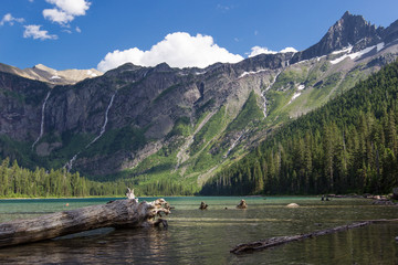Avalanche Lake and Mountains