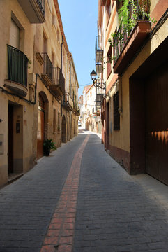 Rue pavée espagnole