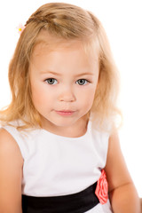Naklejka premium girl portrait