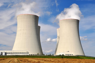 Nuclear power plant Temelin in Czech Republic Europe