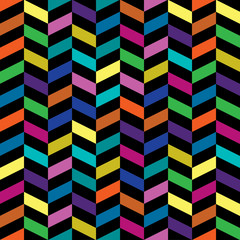 Colorful Retro Fashion Pattern