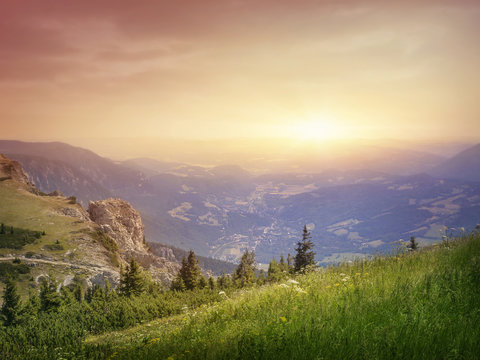 Mountains landscape