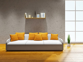 Livingroom  with sofa