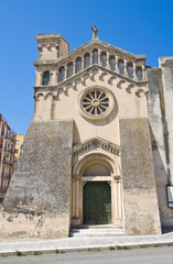 Fototapeta na wymiar Kościół św Franciszka. Manfredonia. Puglia. Włochy.