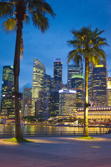 Obraz premium Quayside of Singapore