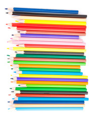 Fototapeta premium Collection of colored pencils
