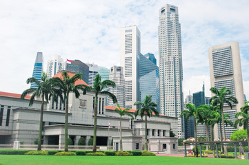 Obraz premium Singapore Parliament