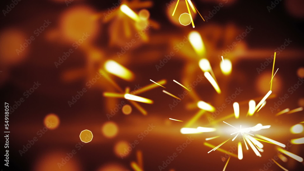 Poster christmas sparkler closeup loop background