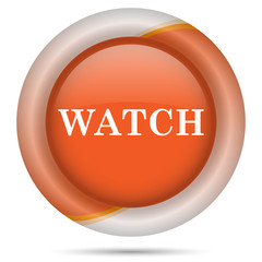 Orange plastic icon