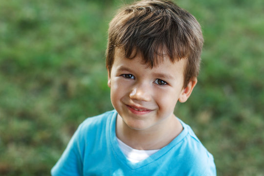 Little boy portrait smile