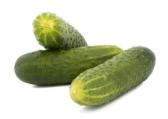 cucumber isolated on white background