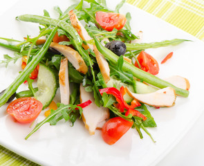 Fresh vegetables salad