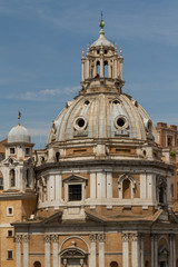 Fototapeta na wymiar Kościół Najświętszego Imienia Maryi w Forum Trajana i Santa MA