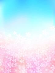 桜　空　背景