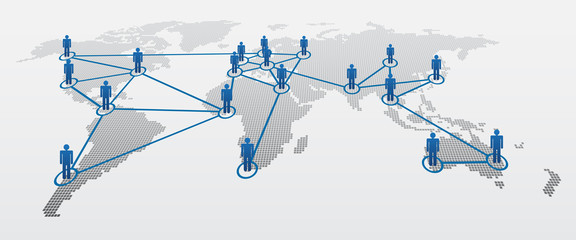 Social network - gray