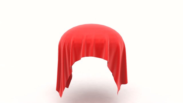 Drappo, presentazione, prestigiatore, tessuti, lenzuolo 3d