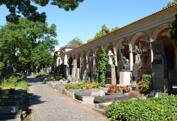 Fototapeta premium Vysehrad cemetery