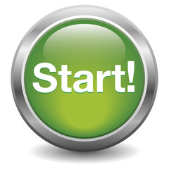 Start green aqua button