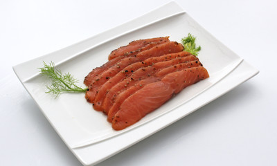 Plat de saumon