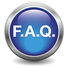 F.A.Q. glossy icon