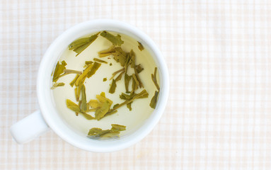 Hot tea ready for drink