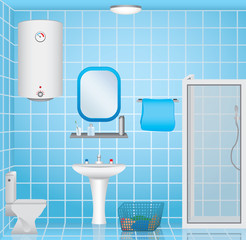 Bathroom interior - 54936809