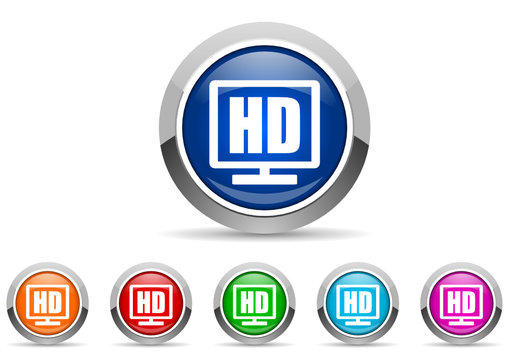 hd display icon set