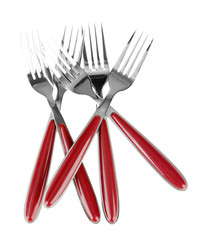 Forks, isolated on white